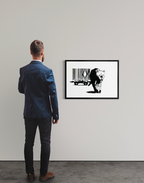 BANKSY - Barcode Leopard - Official Poster