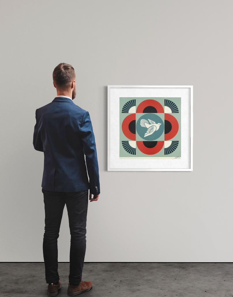 Obey (Shepard Fairey), Geometric Dove Rouge 