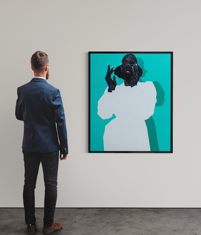 Amoako Boafo – White Nail Polish