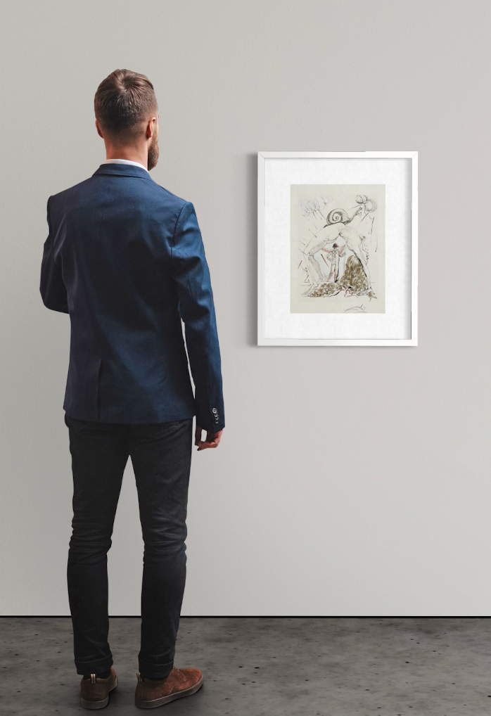 Salvador Dalí – Femme à l'Escargot