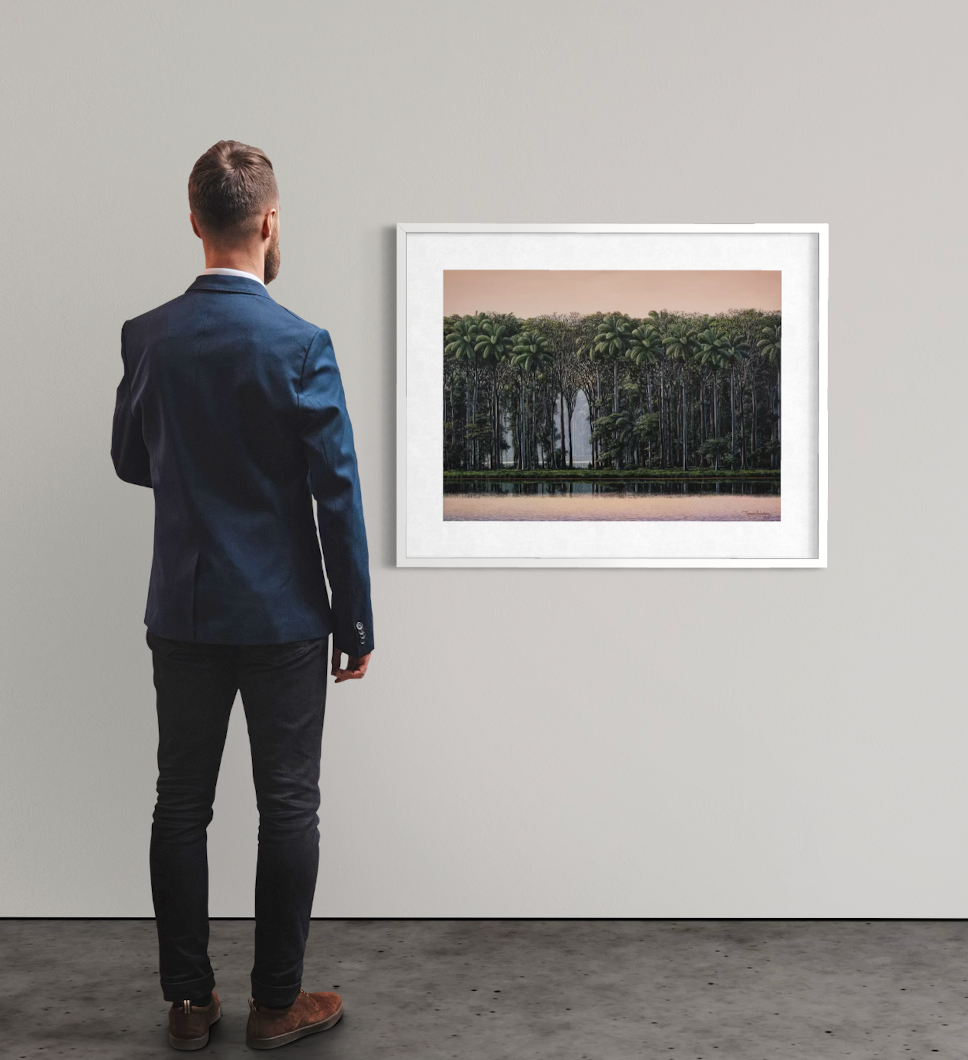 Tomás Sánchez – Autorretrato en Tarde Rosa