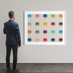 Damien Hirst & Invader – InvadHirst