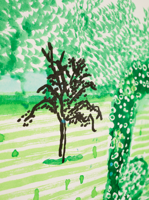 David Hockney – Autour de la Maison, Été