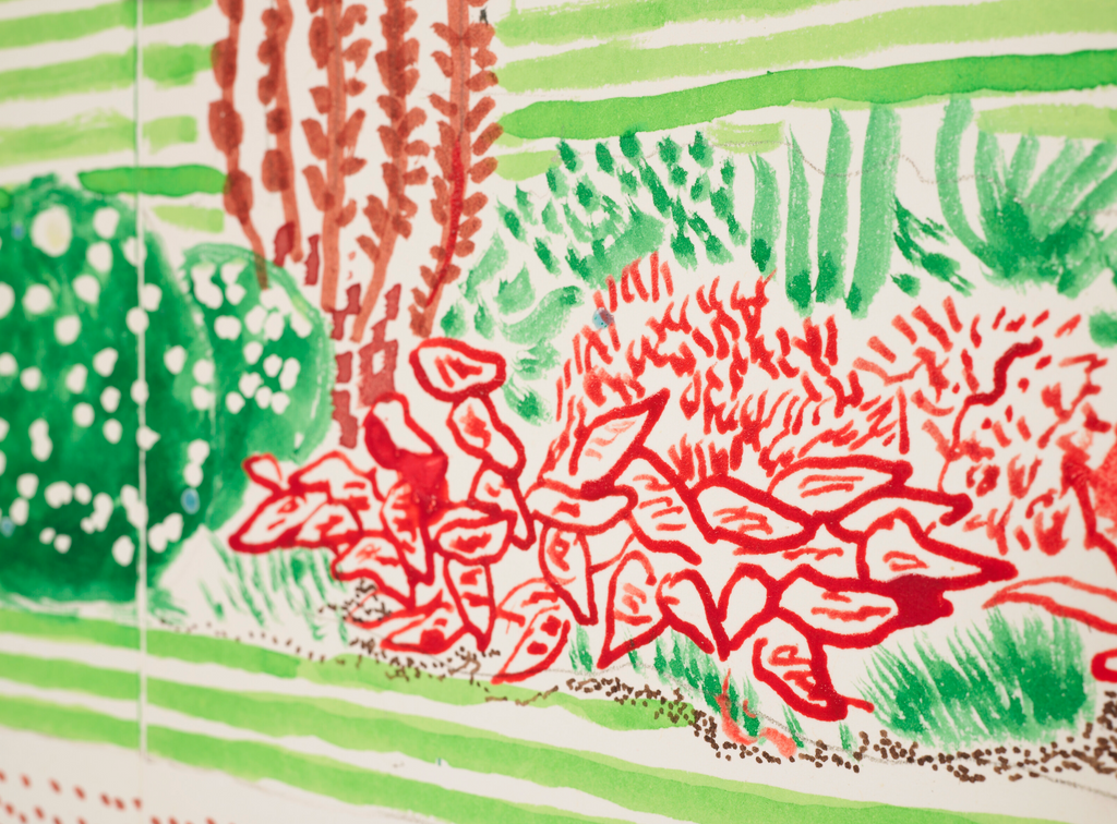 David Hockney – Autour de la Maison, Été