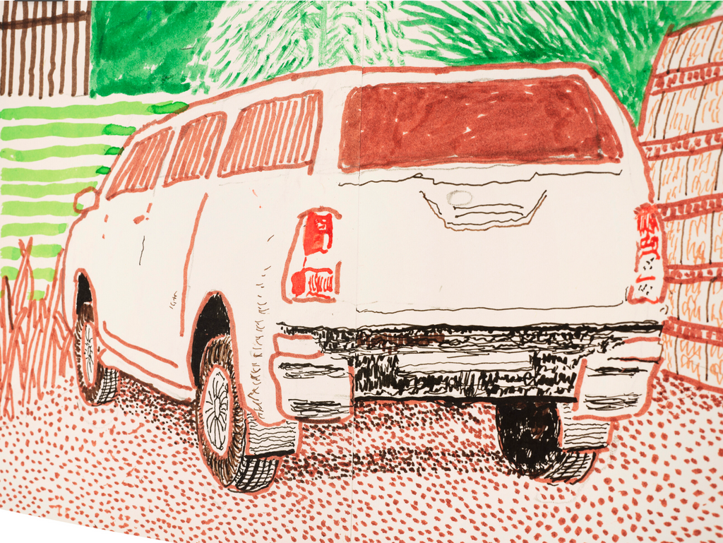 David Hockney – Autour de la Maison, Été