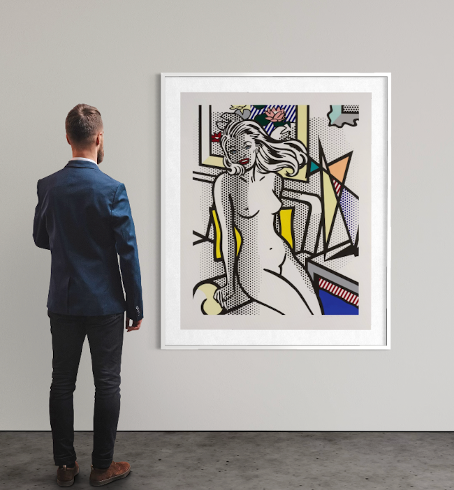 Roy Lichtenstein - Nude with Yellow Pillow (1994)