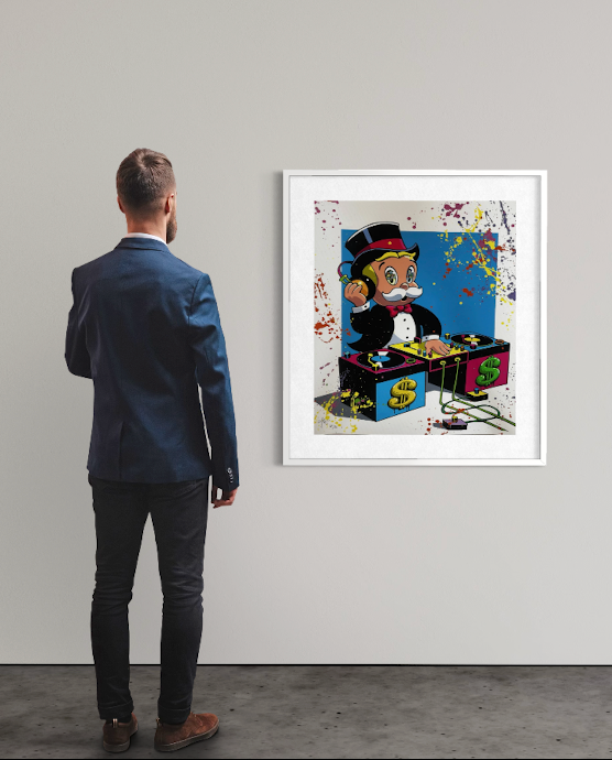 ALEC MONOPOLY - DJ Monopz Blue (Fini à la main) 2026 