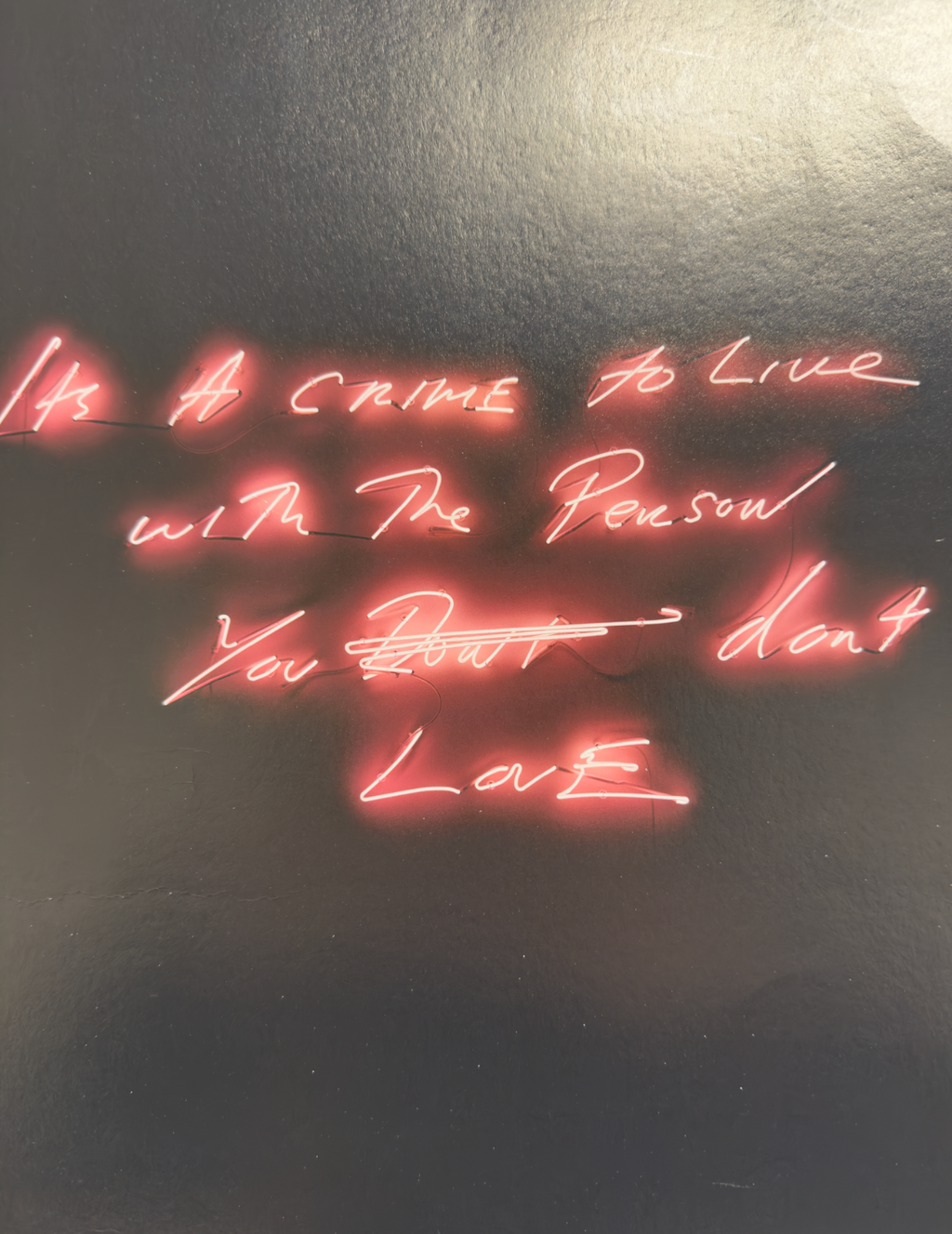 Tracey Emin, It's A Crime To Live With The Person You Don't Love (2021)