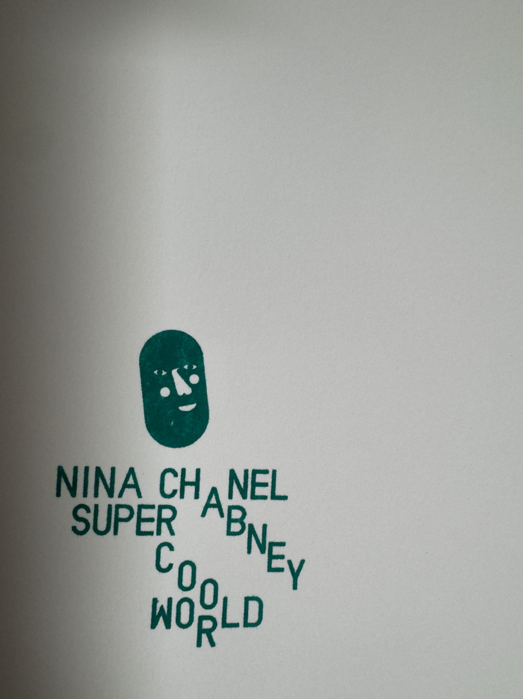 Nina Chanel Abney - Super Cool World print #2889 (2023) I Unique Edition