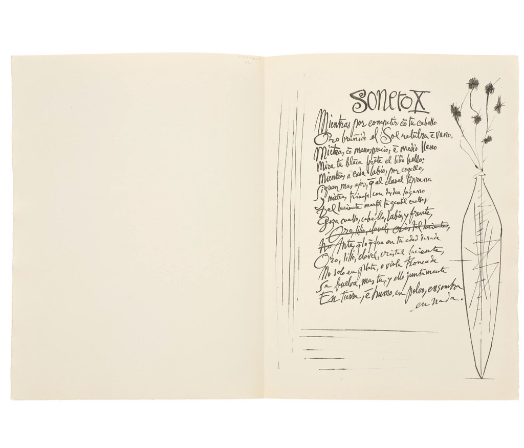 Pablo Picasso – Vingt Poèmes de Góngora