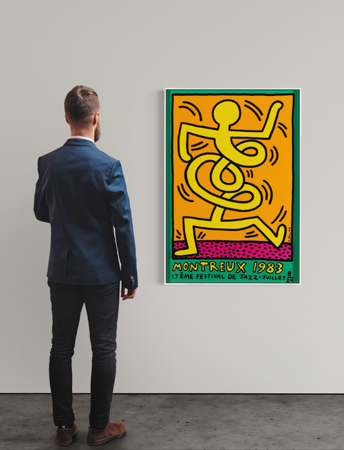 Keith Haring – Montreux Festival de Jazz, Juillet (Vert)