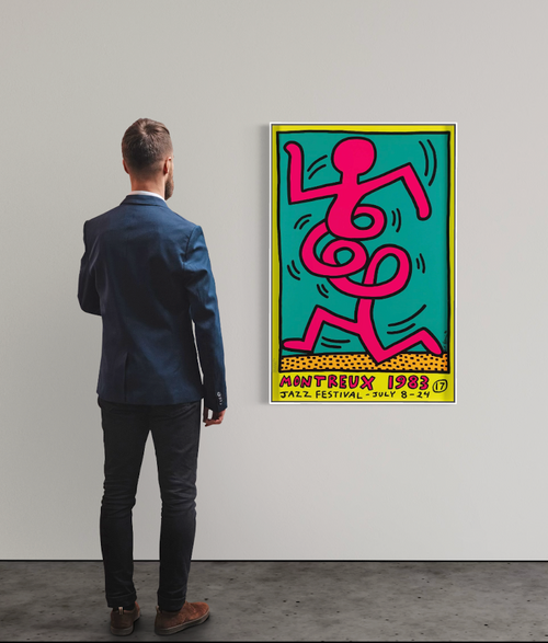 Keith Haring – Montreux Jazz Festival (Jaune)
