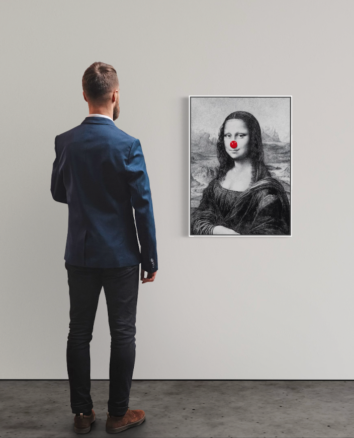 Mr Brainwash – Mona Garde le sourire
