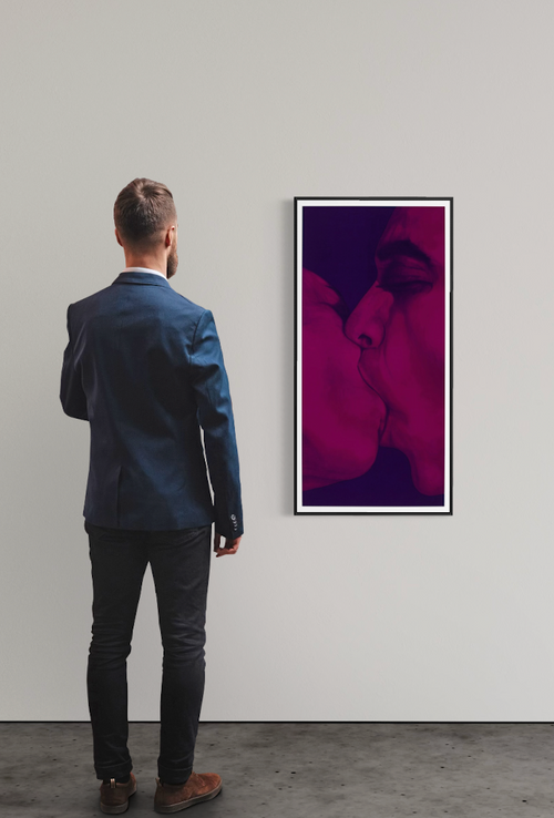 Robert Longo – Purple Kiss