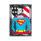 Mr. Brainwash - Obama Superman (Argent) (2009)