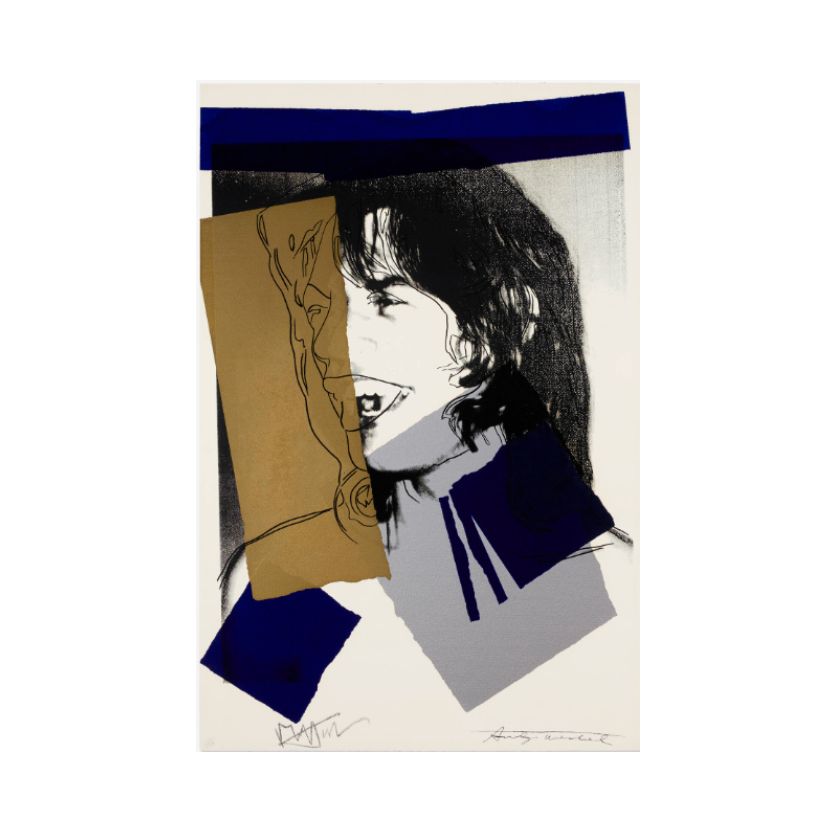 Andy Warhol – Mick Jagger (tiré du Portfolio Mick Jagger)