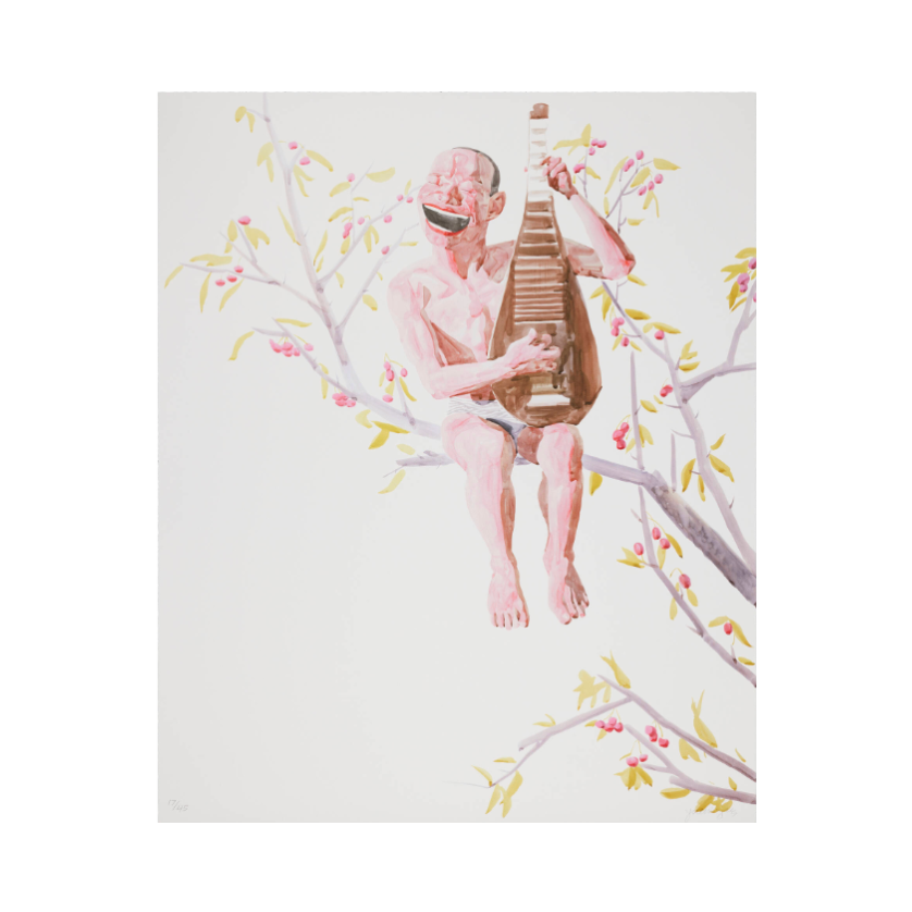 Yue Minjun – Sans titre (Sourire-isme n° 12)