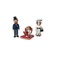 Cesar Piette - The Modernist, The Modern Lady, The Modern Puppy Sculpture Set, 2020 - Polystone sculptures