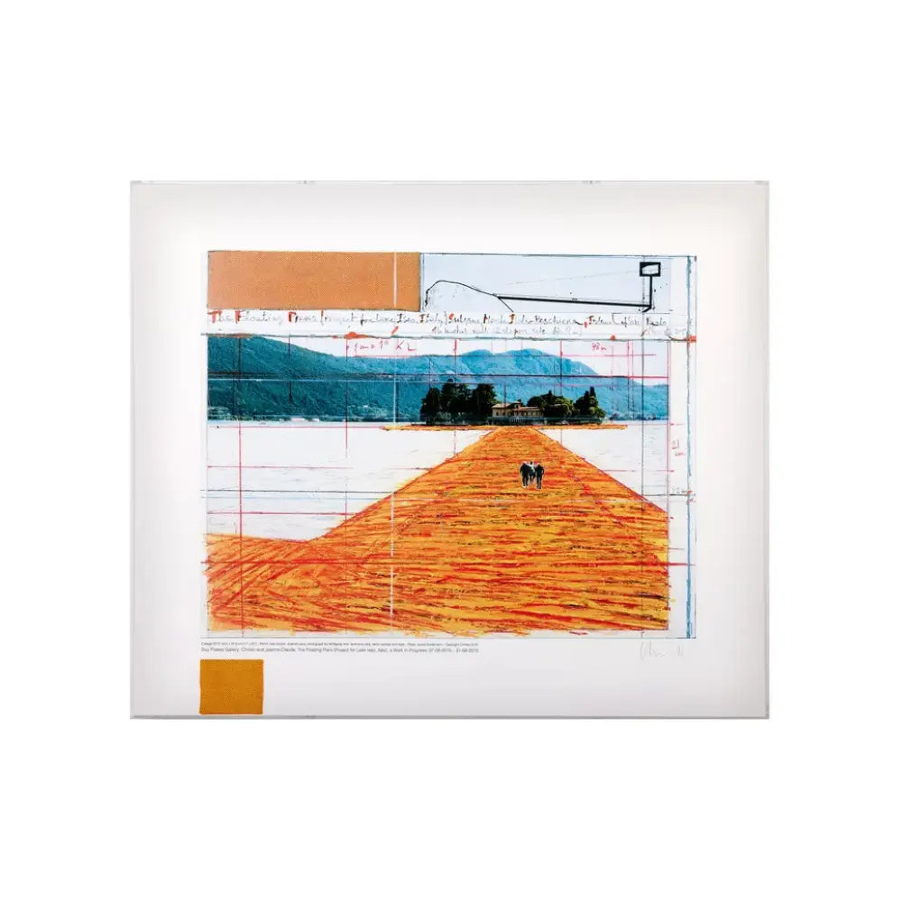 Christo - The Floating Piers, Lake Iseo, Italy (2014) - Collector’s book