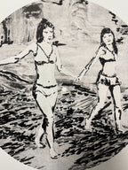 Claire tabouret, LIGHT PAST BLUE (2019) LYNART STORE