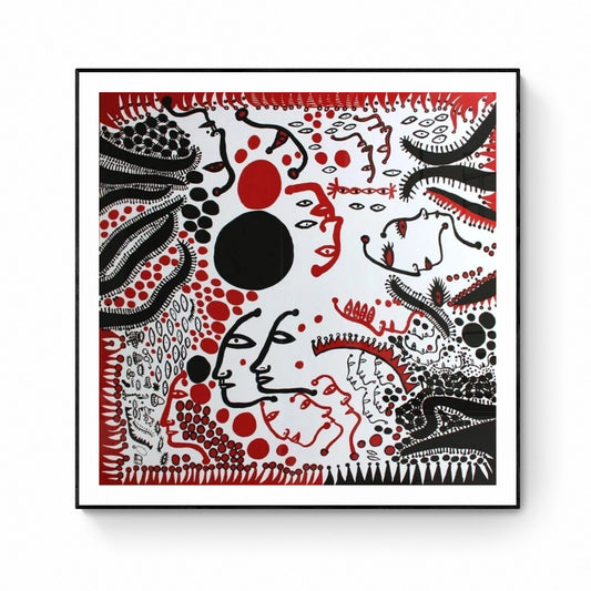 Yayoi Kusama I Want To Sing My Heart Out In Praise Of Life Print
