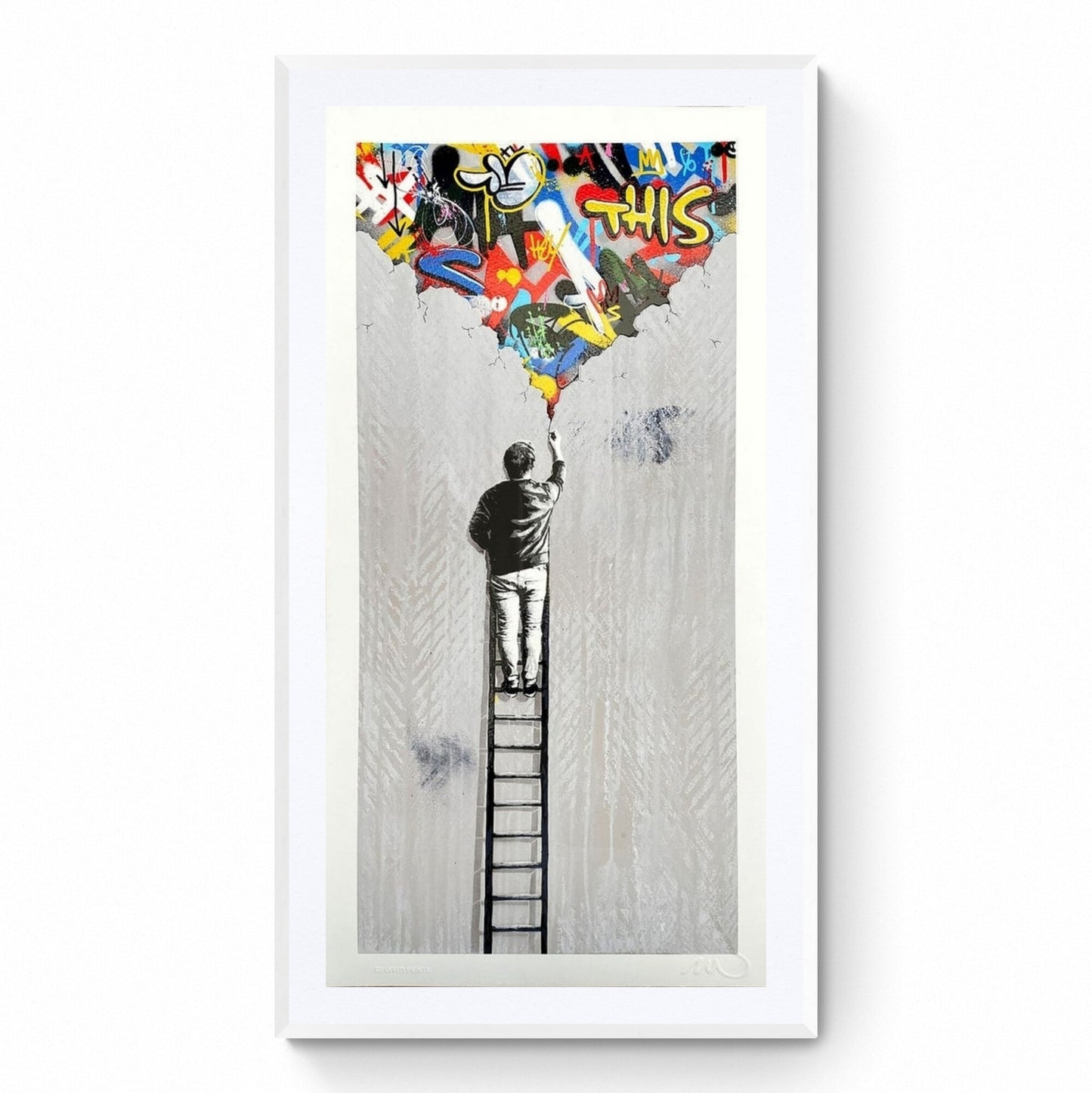 Martin Whatson The Crack 2021, Lithographie
