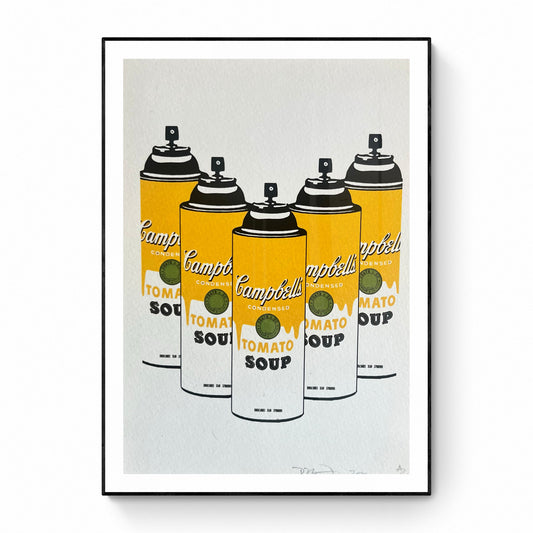Death NYC- Campbell's (Yellow) - SCREEN PRINT