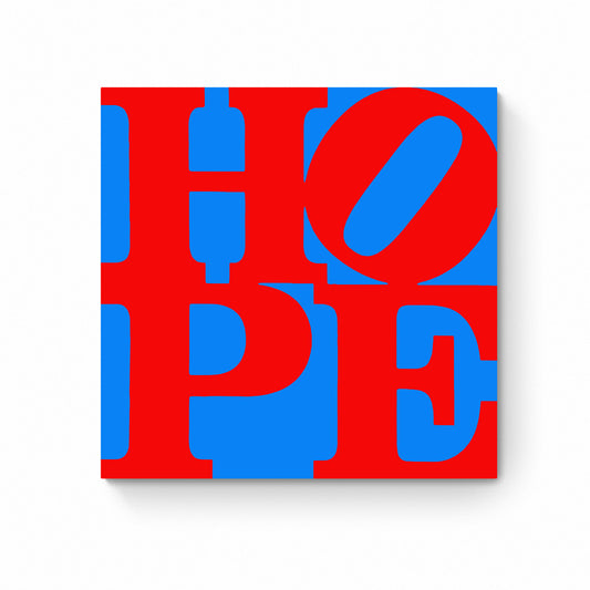 Robert Indiana - HOPE, Verre Acrylique Grand Format