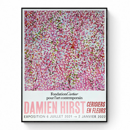 Damien Hirst - Cherry Blossom - Fondation Cartier Paris ©, Affiche originale d'exposition 4/6