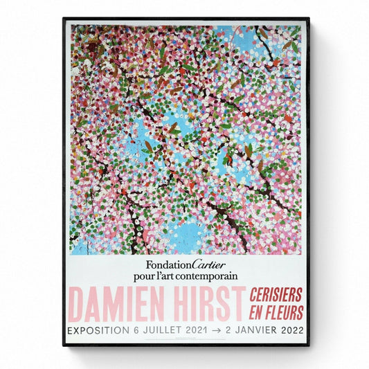 Damien Hirst - Flor de cerezo - Fondation Cartier Paris ©, Cartel de exposición 1/6