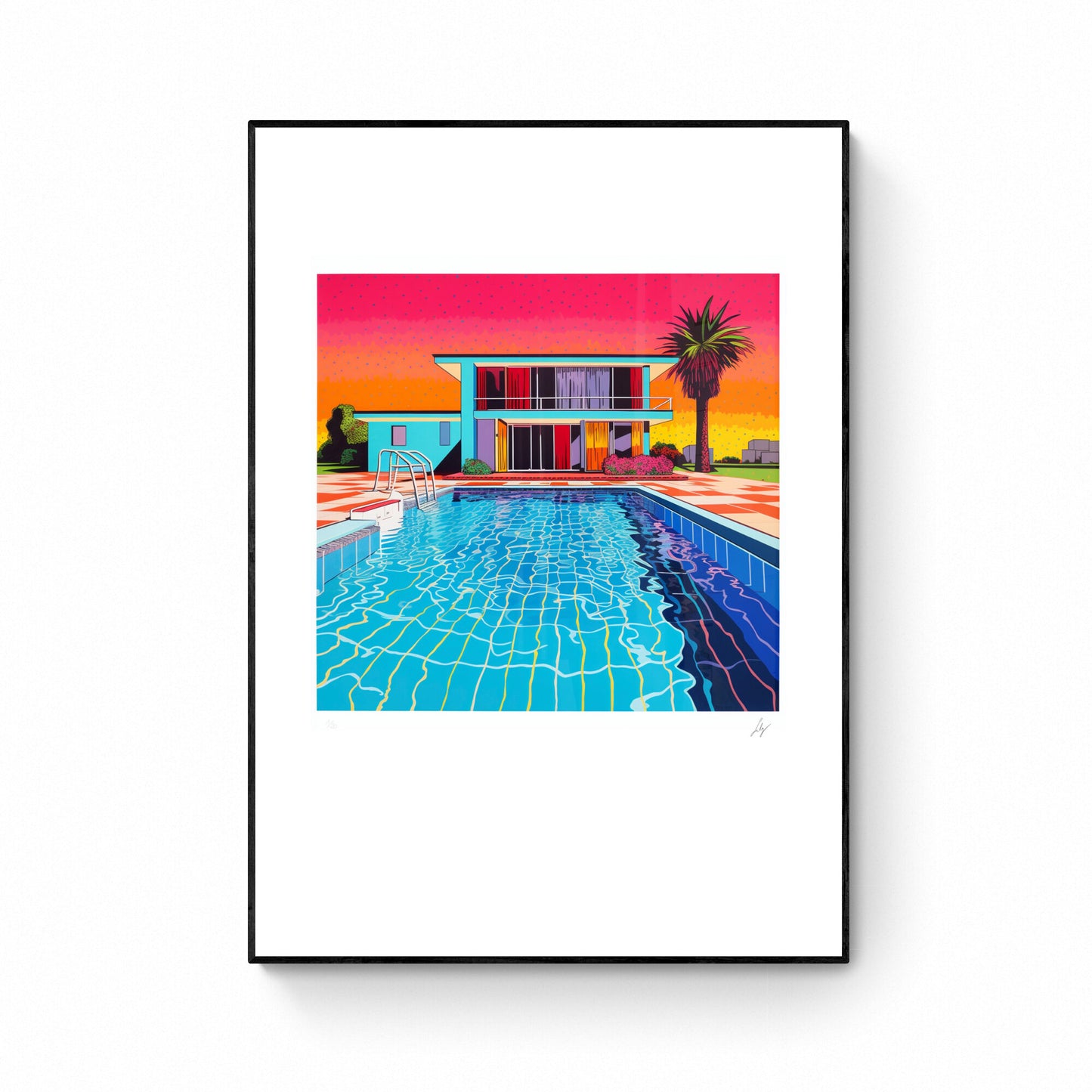 Lily ycf. Sunset Dream - Screenprint Exclusively on LYNART Store
