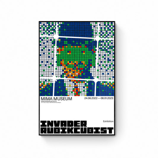 INVADER RUBIKCUBIST - Official Posters - Best offer