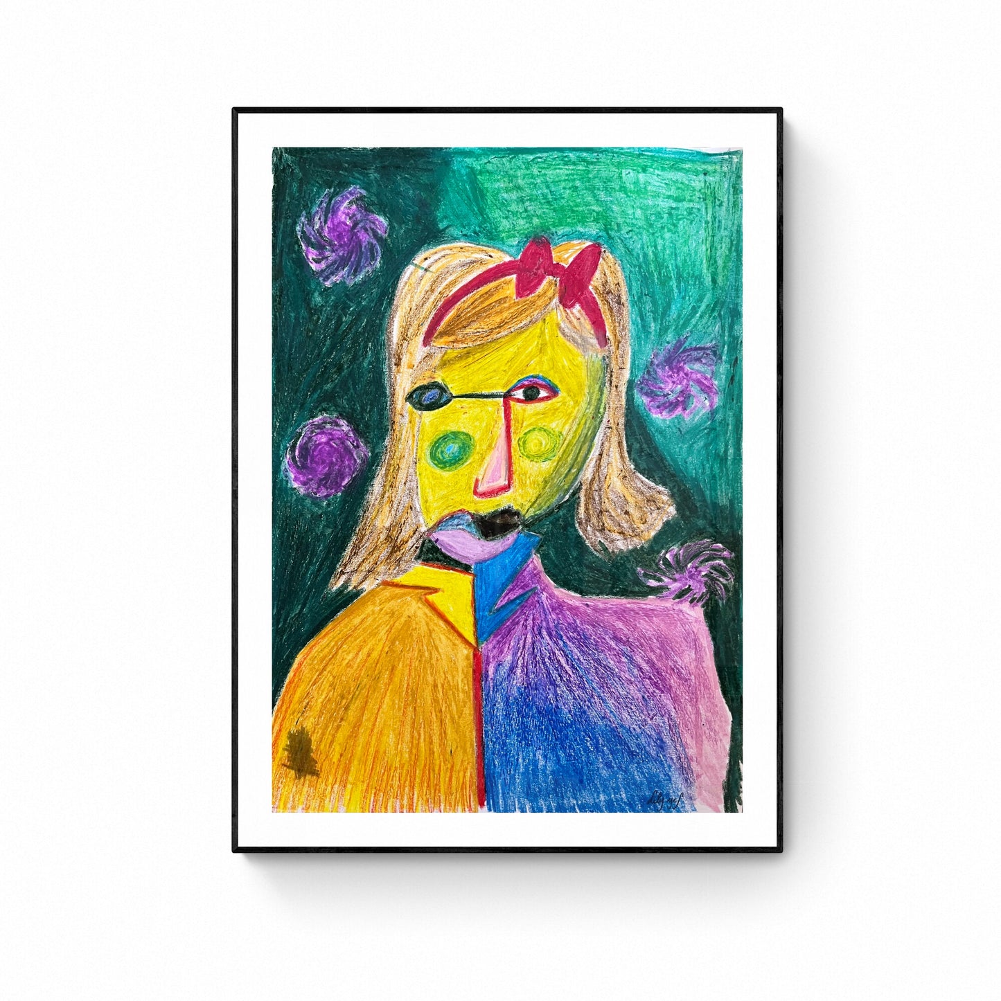 Lily ycf. F2.3 - Unique pastel on Art Paper - Exclusively on LYNART Store
