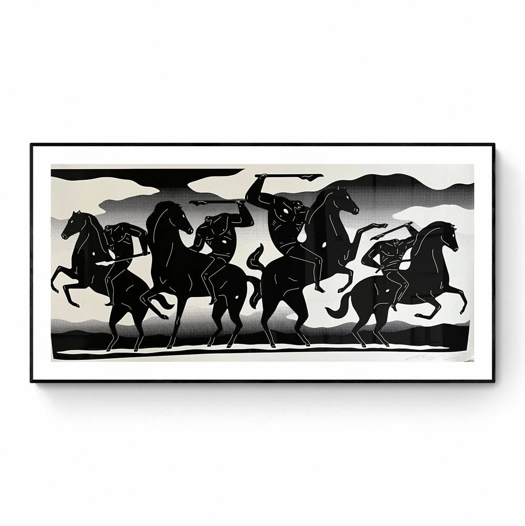 Cleon Peterson -THE FOUR HORSEMAN 2023 - Screen printing