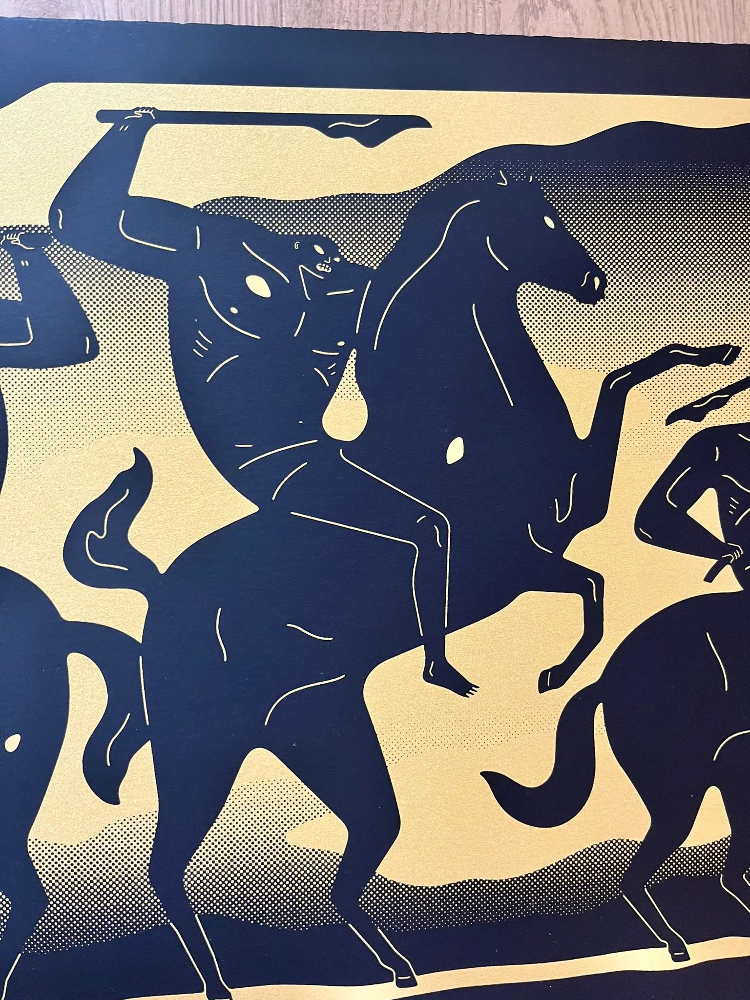 Cleon Peterson -THE FOUR HORSEMAN (Gold) 2023 LYNART STORE