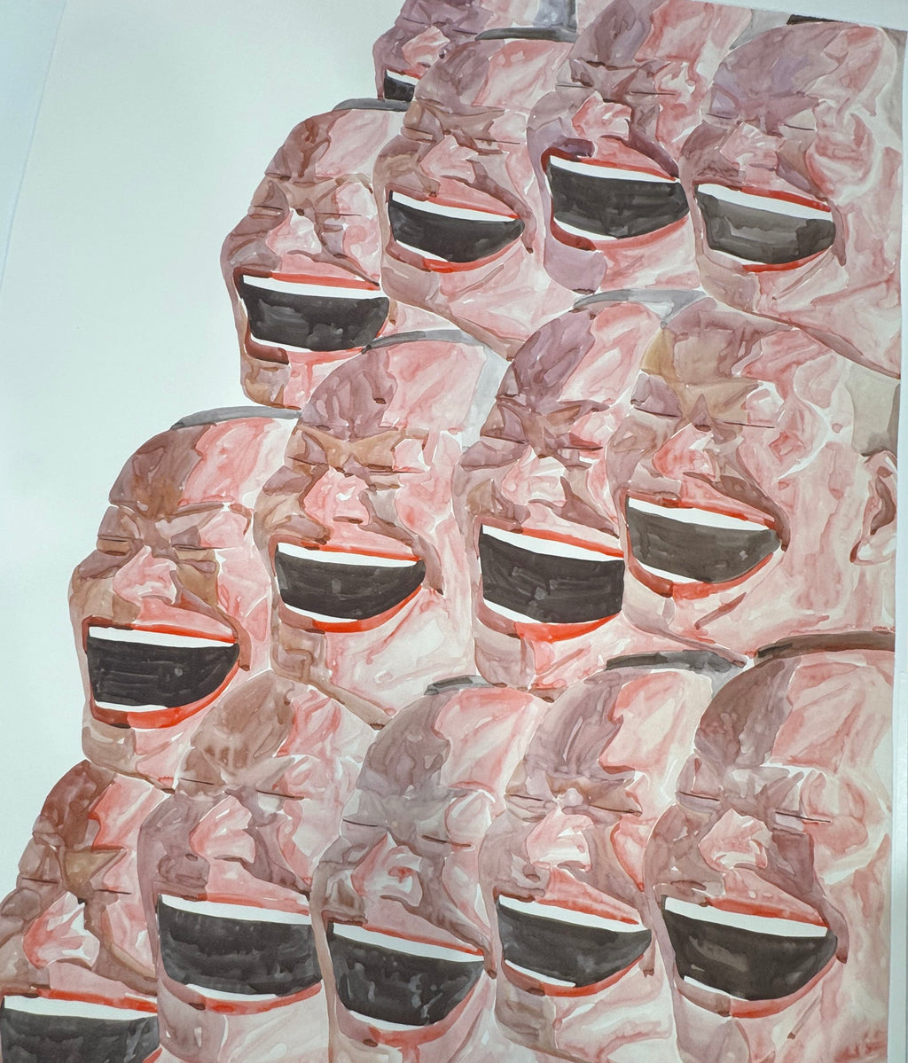 Yue Minjun – Untitled (Smile-ism No. 13) 2006 – image 2