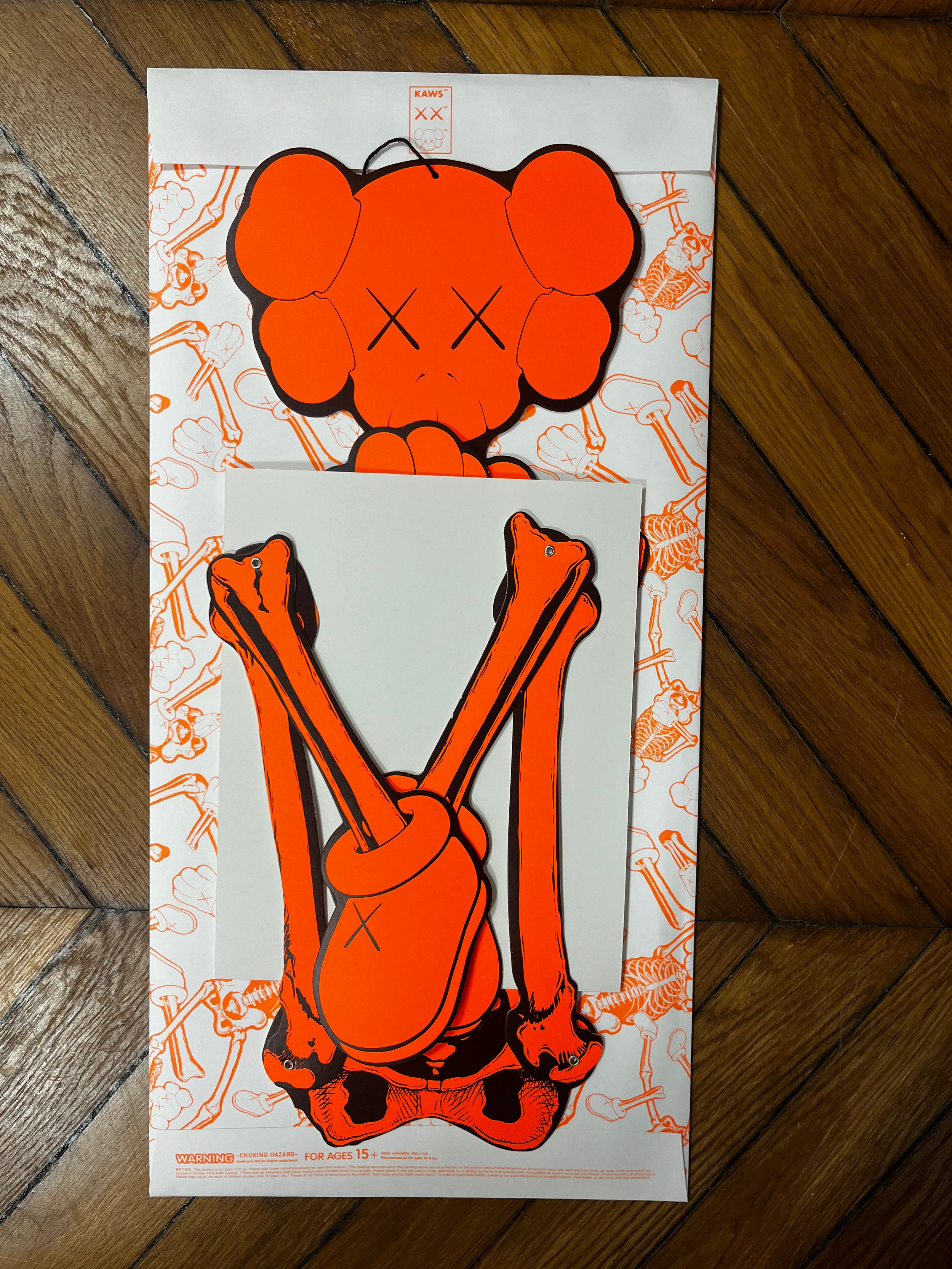 KAWS – Companion Skeleton Set of 4 Screenprints – LYNART STORE