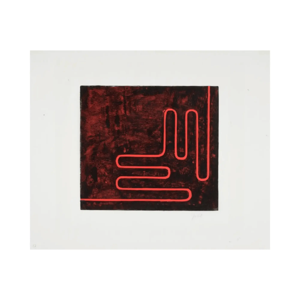 DONALD JUDD (1928-1994) Untitled - Woodcut