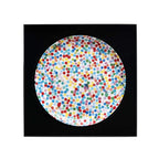 Damien Hirst - All Over Dot Large Assiette sérigraphiée, Design Currency Dots LYNART STORE