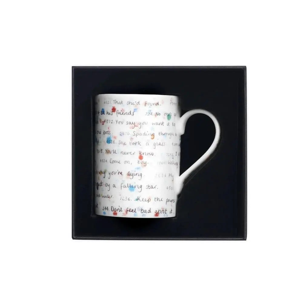 Damien Hirst - All Over Dot Mug - The Currency (Text) LYNART STORE