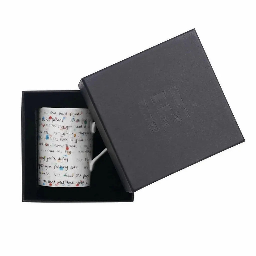 Damien Hirst - All Over Dot Mug - The Currency (Text) LYNART STORE