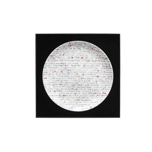 Damien Hirst - All Over Dot Plate Big - screen–printed with a vibrant Currency Dot design LYNART STORE