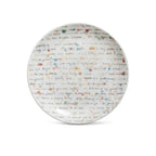 Damien Hirst - All Over Text Small Plate - screen–printed with a vibrant Currency Dot design - SAVE from 20% LYNART STORE