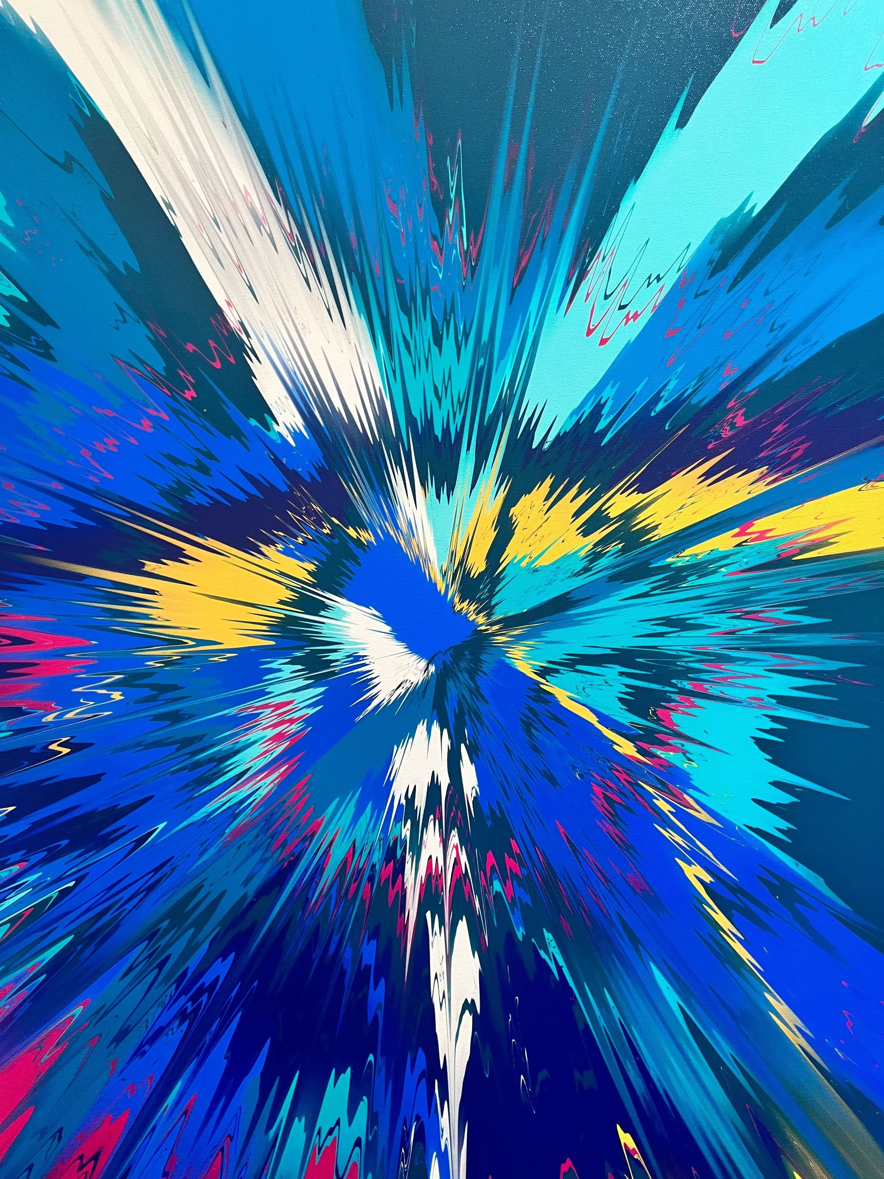 Damien Hirst - H12-1-54, Beautiful Self Regulating Painting, 2023 LYNART Store