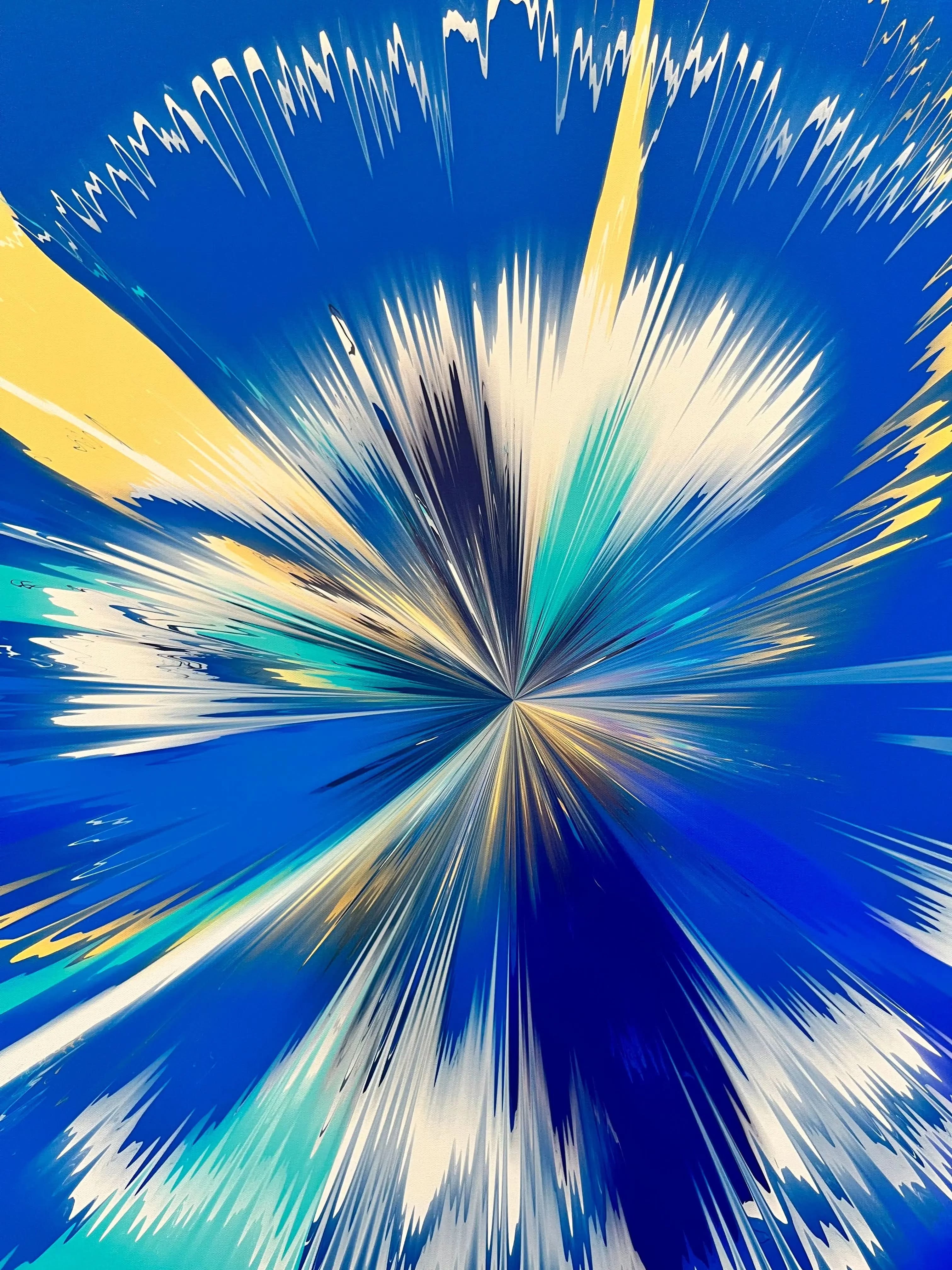 Damien Hirst - H12-5-324, Beautiful Quite Indissolubly United Painting, 2023 LYNART Store