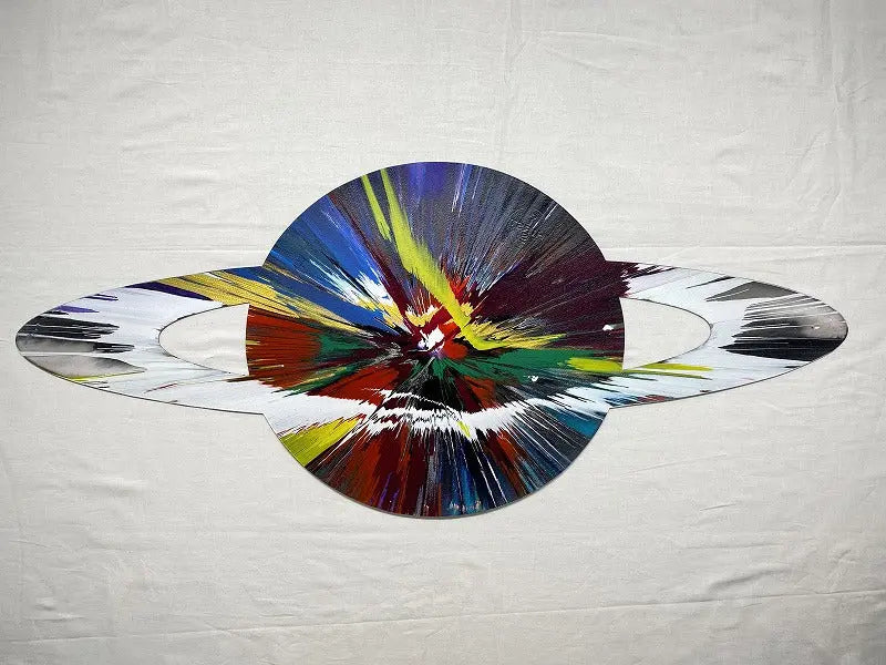 Damien Hirst - Spin Painting (Saturn) LYNART Store