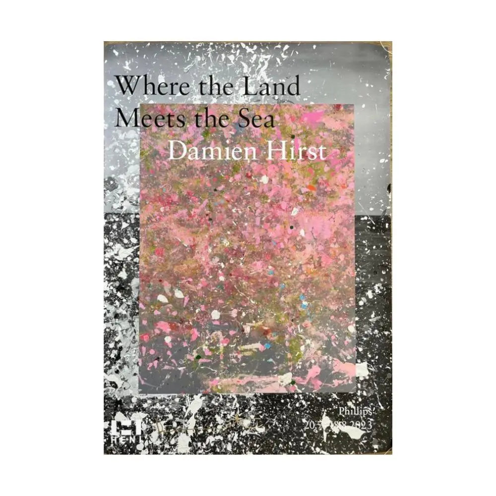 Damien Hirst, Lithographie Signée à la main « When the Land Meets the Sea » LYNART STORE