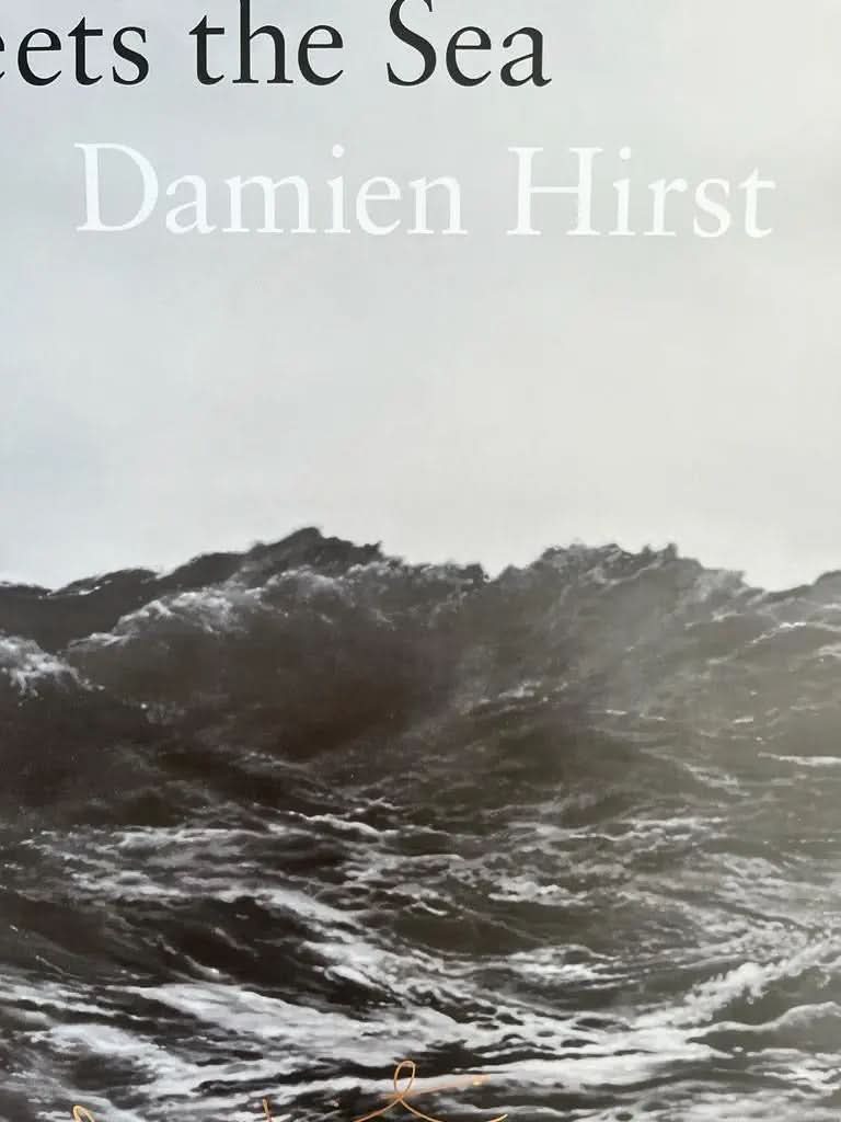 Damien Hirst, Lithographie Signée à la main « When the Land Meets the Sea » LYNART STORE