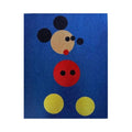 Damien Hirst, Mickey (Blue Glitter), 2016 - Color screenprint with glitter on thick vellum paper