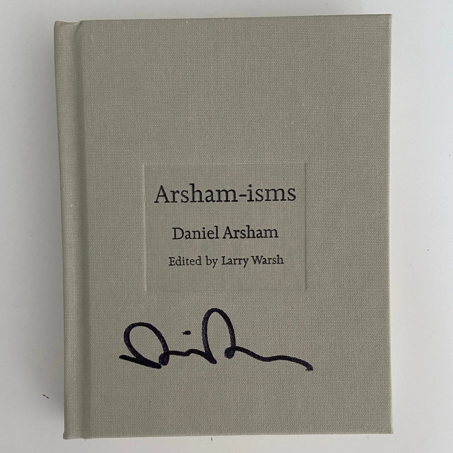 Daniel Arsham ARSHAM-ISMS Livre signé LYNART Store